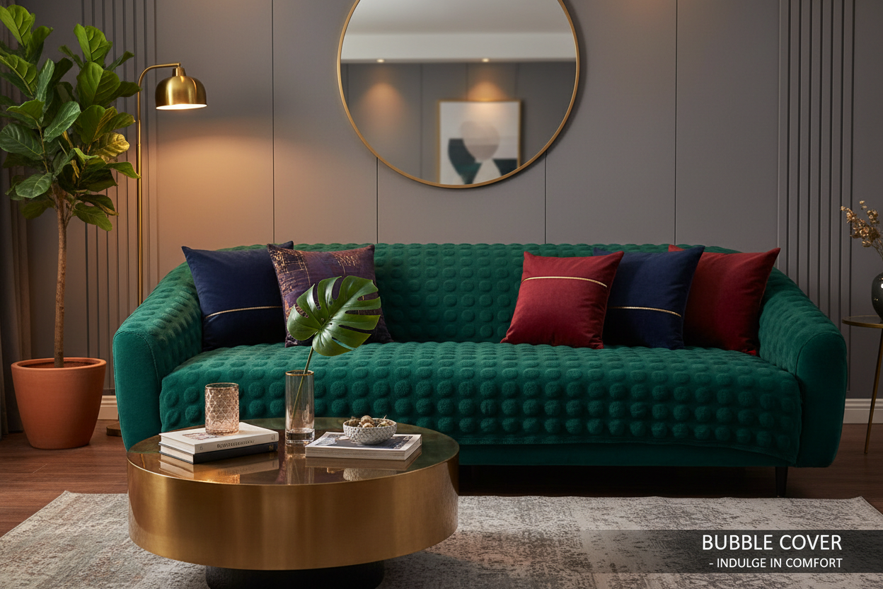 Bubble sofa cover