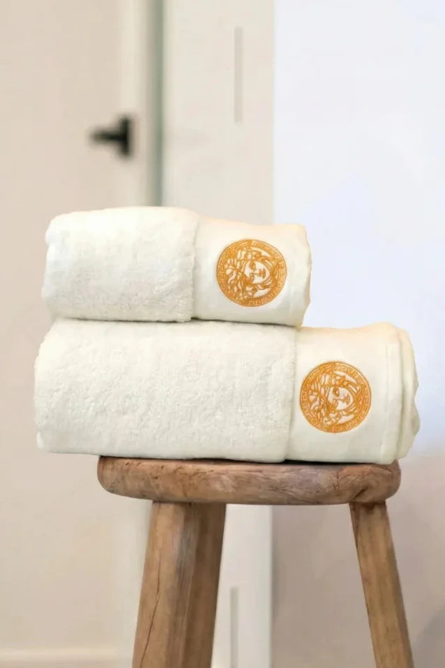Versace Cotton Bath Towels – Pack of 2 (Export Quality)