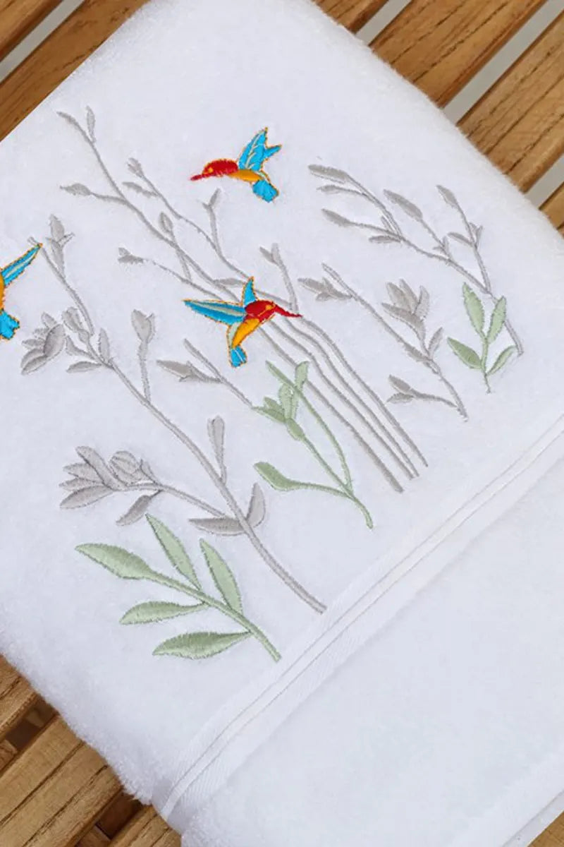 Embroidery Towel Set | 2-Pcs | ST- 4015