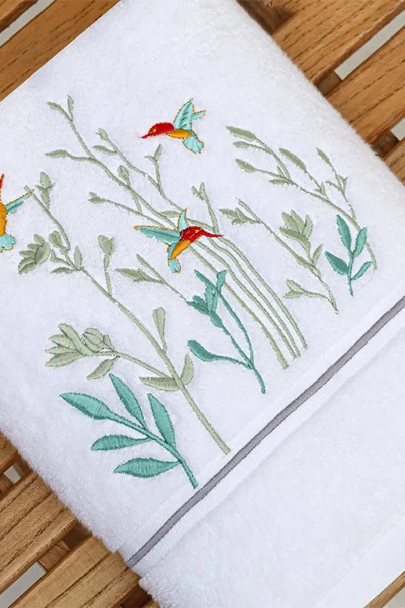 Embroidery Towel Set | 2-Pcs | ST- 4014