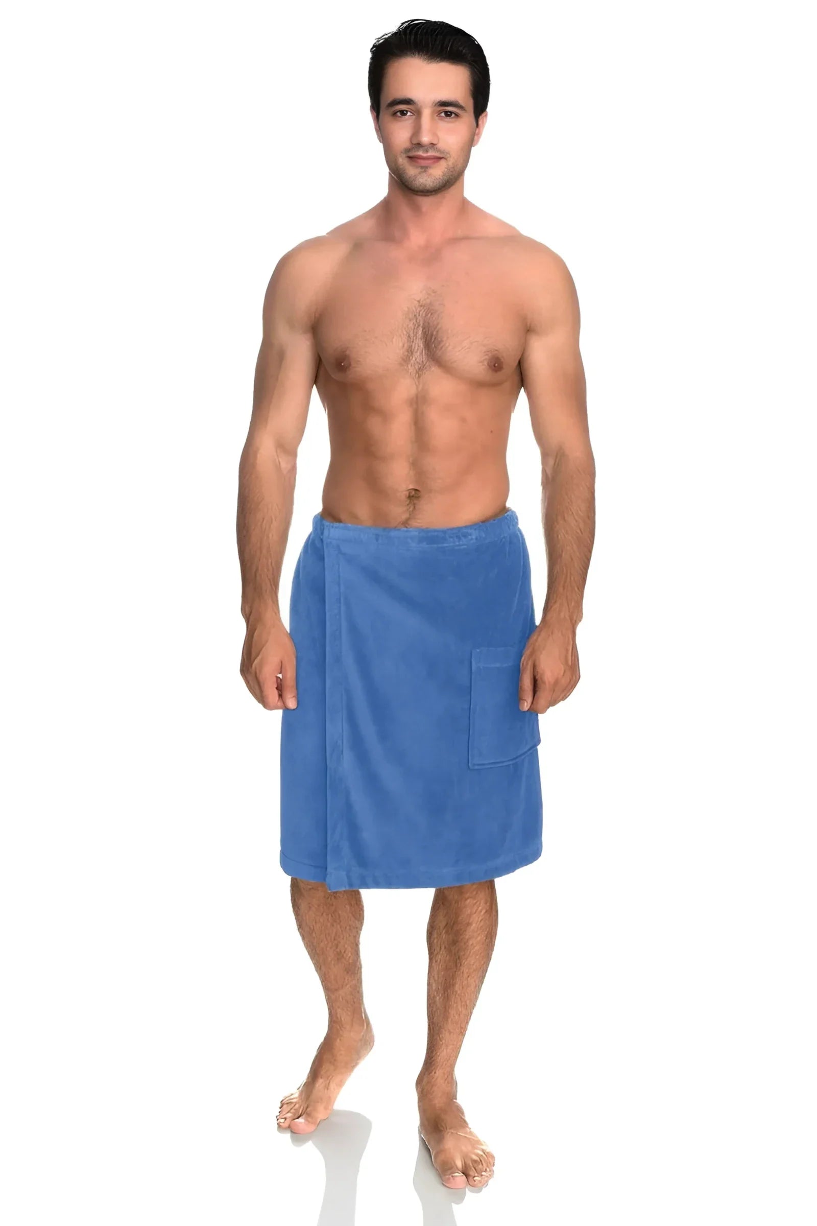 Indus Men's Shower Wrap | skin brown 100% cotton
