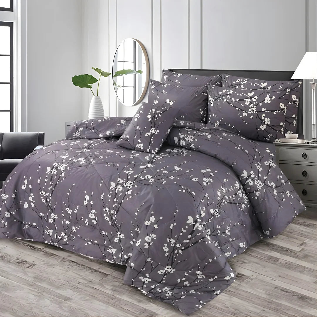 Premium King Size 7-Piece Comforter Set | Complete Bedding Collection