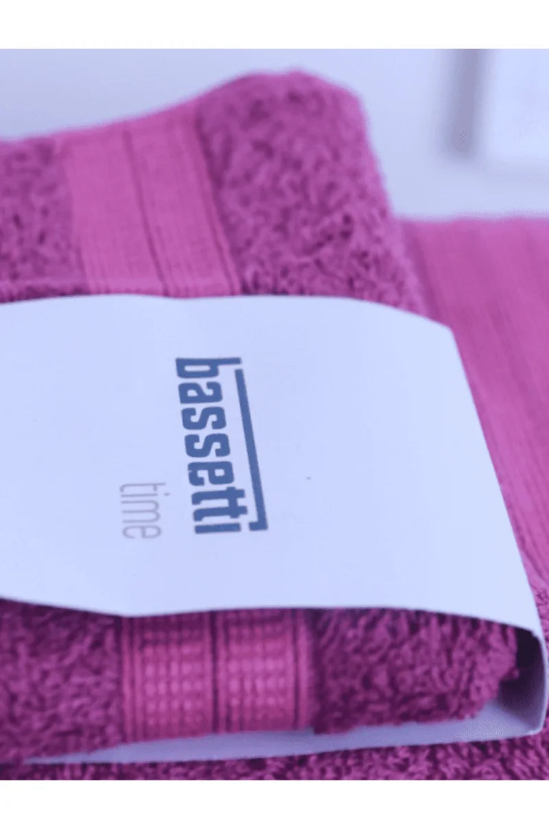 Export Quality Towel Set Magenta (Pack Of 2)