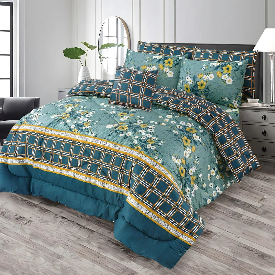 Premium King Size 7-Piece Comforter Set | Complete Bedding Collection
