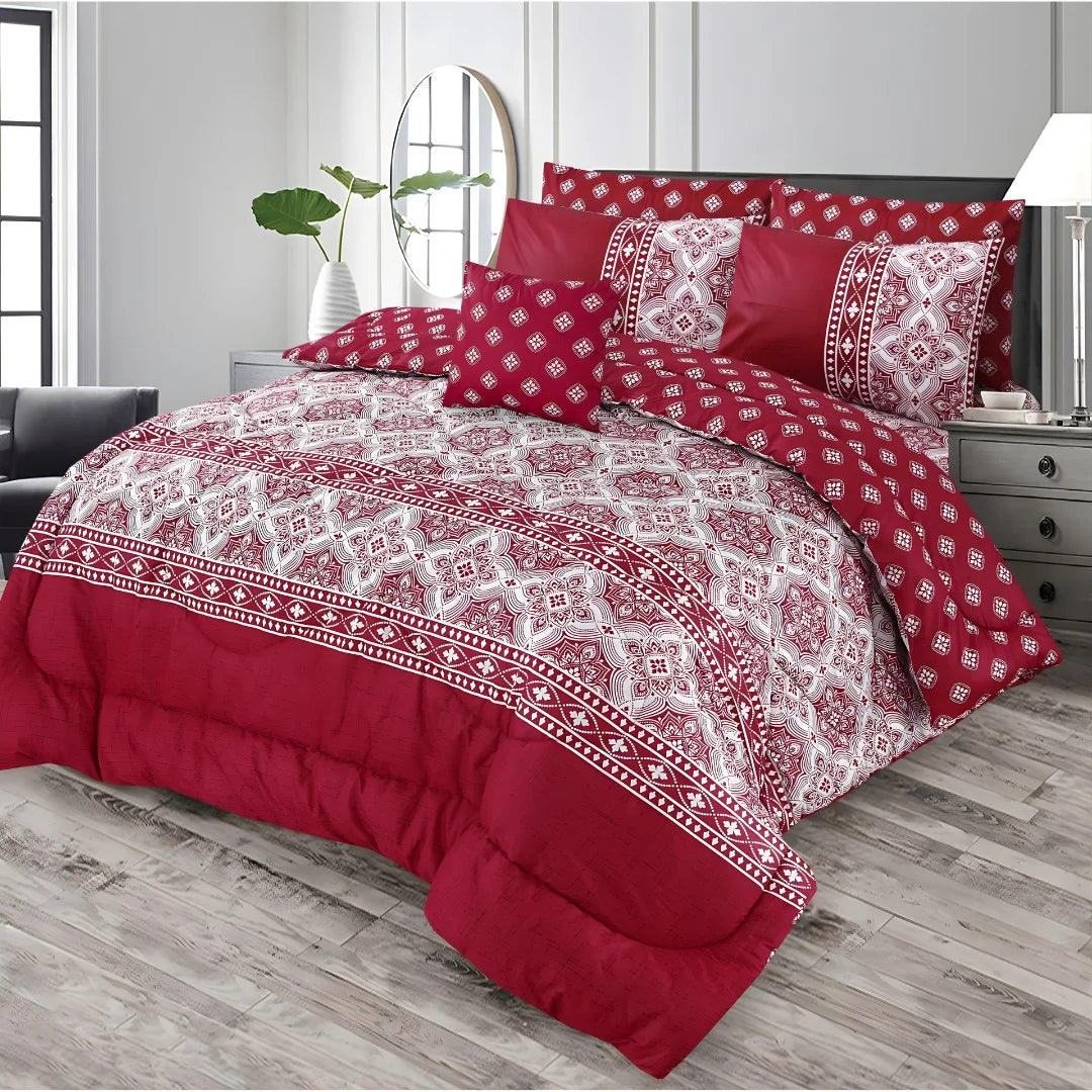 Premium King Size 7-Piece Comforter Set | Complete Bedding Collection