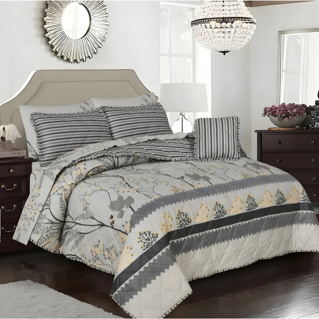 Premium King Size 7-Piece Comforter Set | Complete Bedding Collection