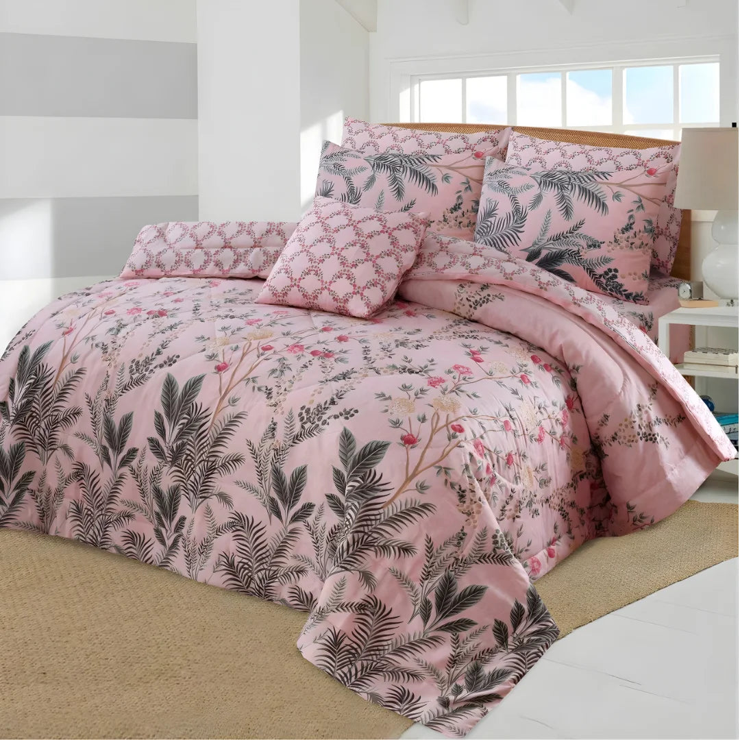 Premium King Size 7-Piece Comforter Set | Complete Bedding Collection