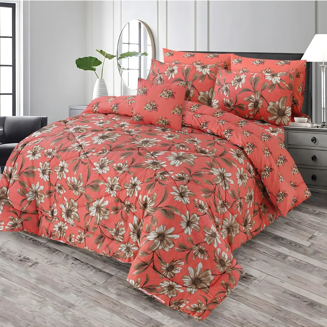 Premium King Size 7-Piece Comforter Set | Complete Bedding Collection