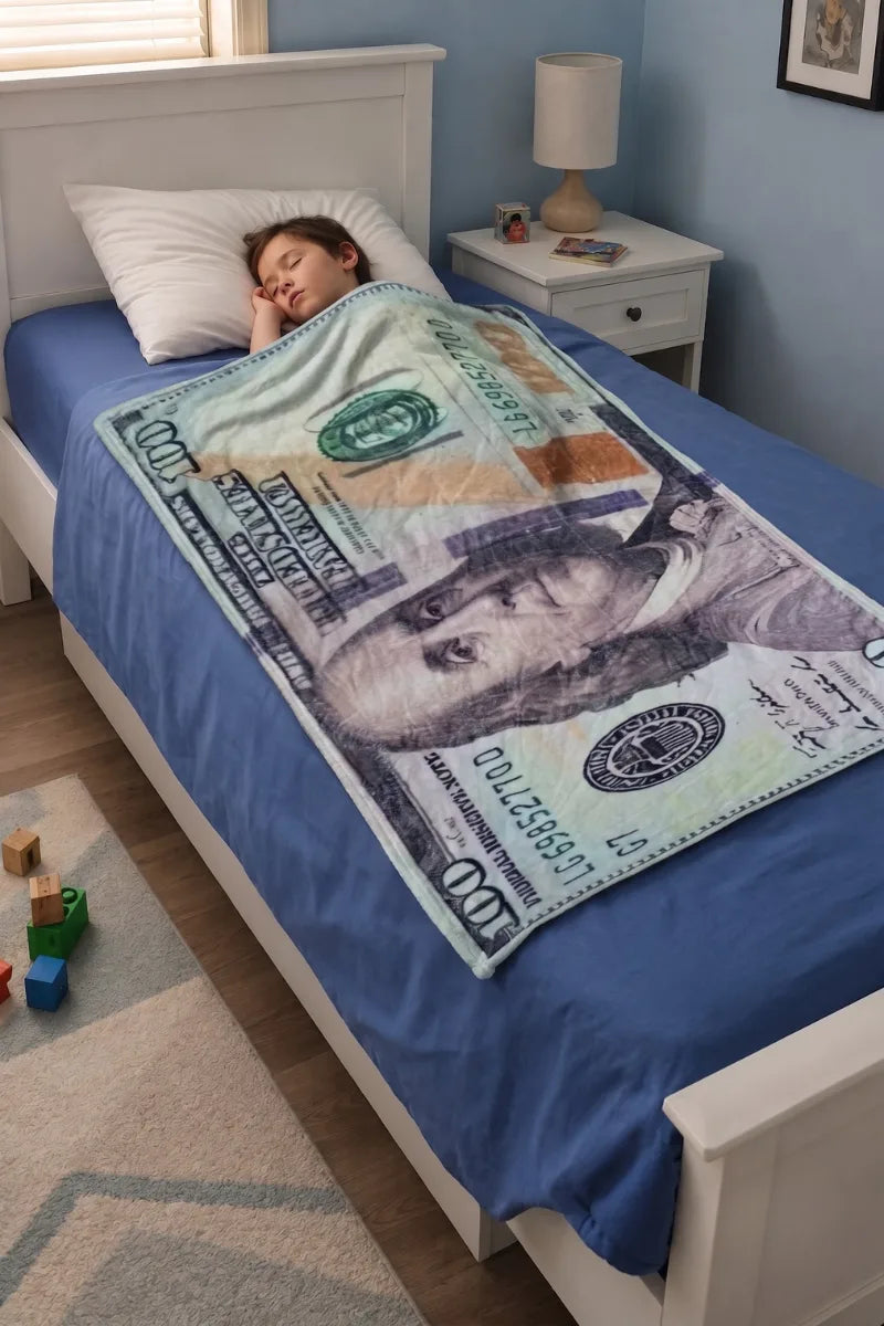 Kids Dream Fleece Blanket – Cute Printed Design – Size (38" x 28")