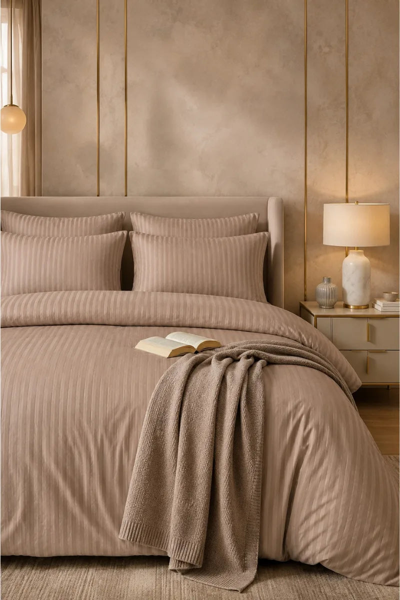 Camel Quilt Cover Set (6PCS - King Size)