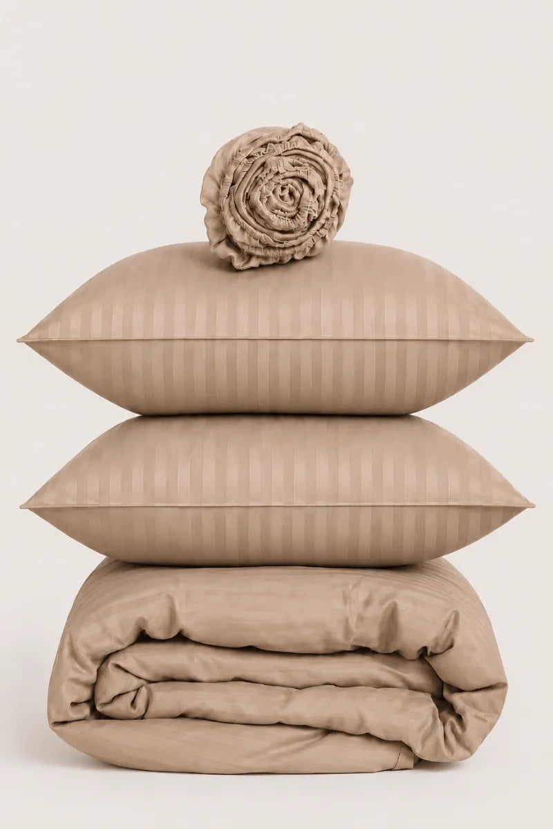 Camel Quilt Cover Set (6PCS - King Size)