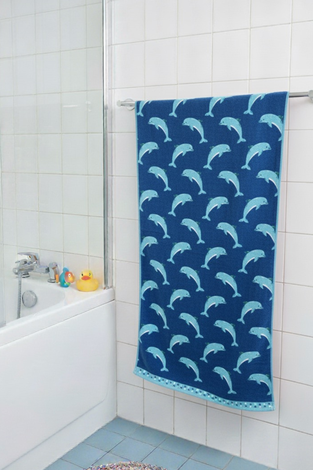 Sweet Fish Baby Patterns Printed Towel