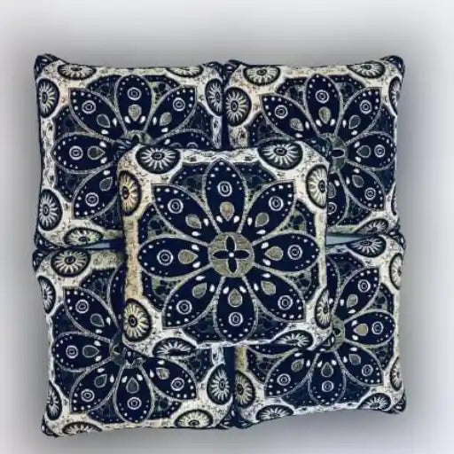 5 PCS Velvet Jacquard Cushion Covers Set