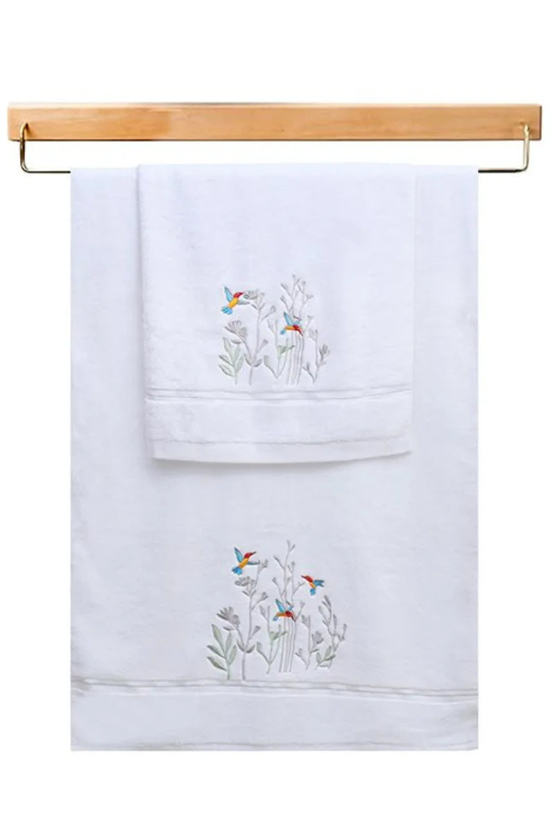Embroidery Towel Set | 2-Pcs | ST- 4015