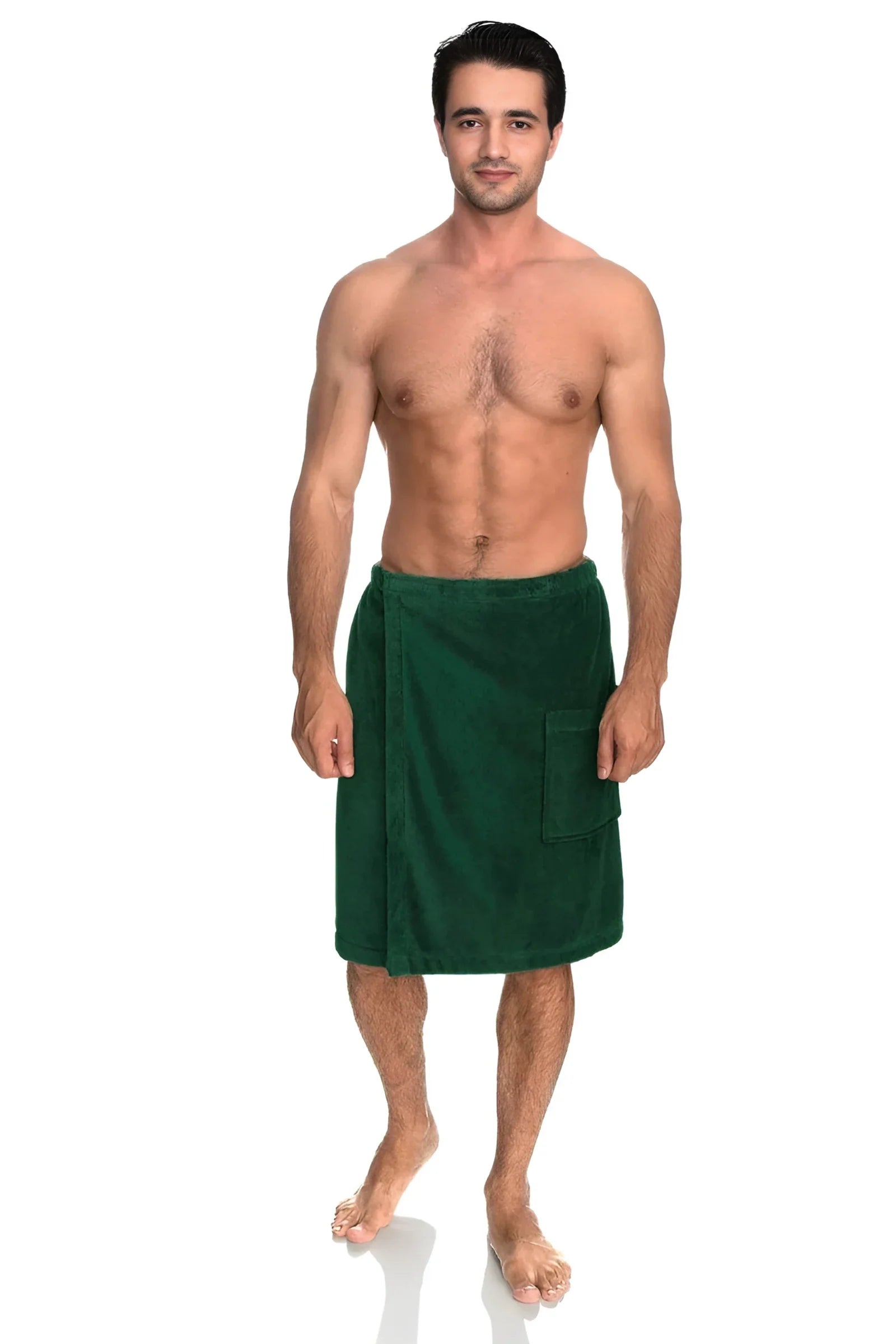 Indus Men's Shower Wrap | skin brown 100% cotton