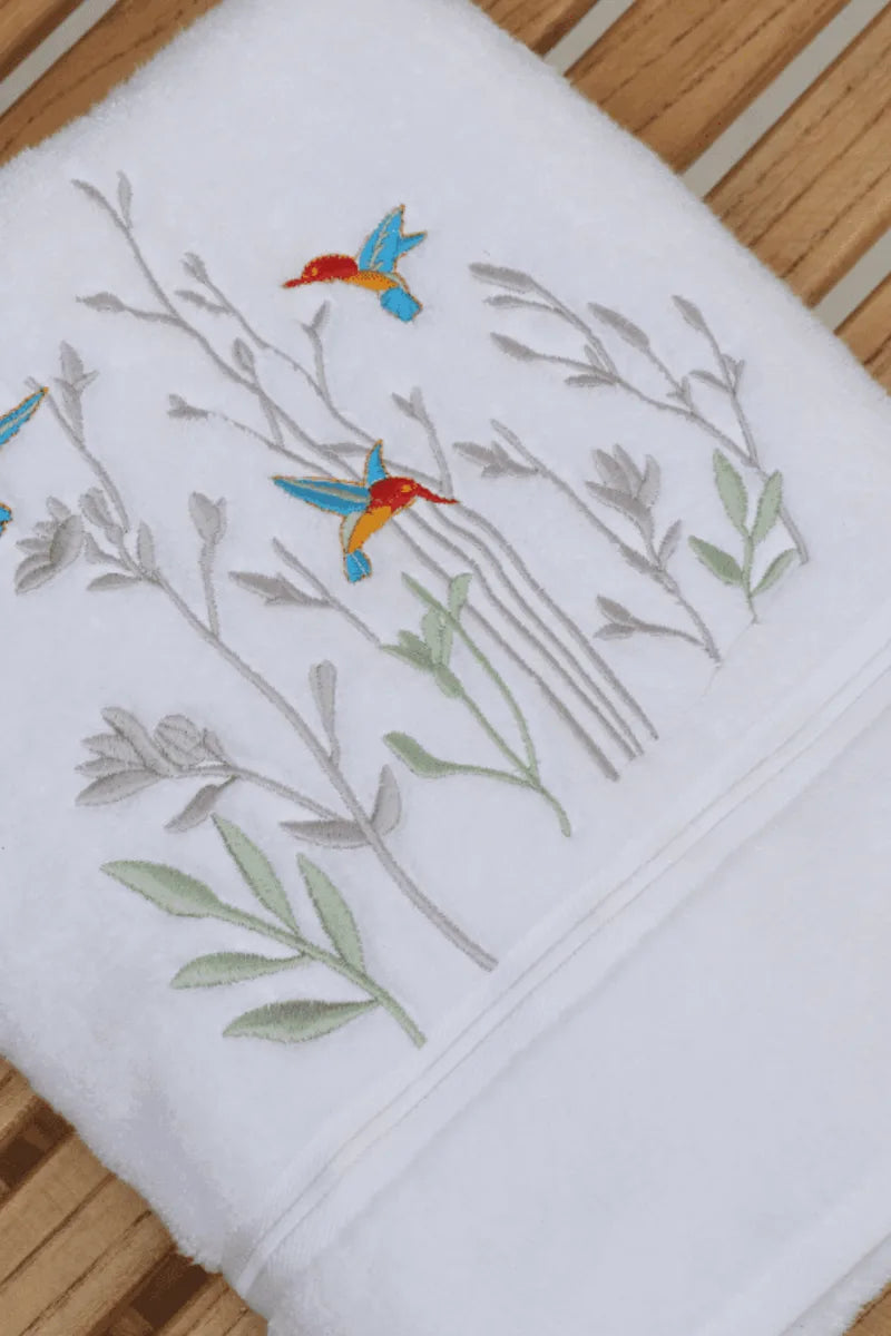 Embroidery Towel | Sparow bath 1 | ST- 4020