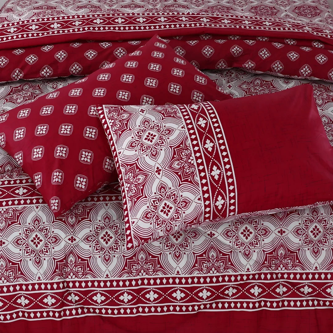 Premium King Size 7-Piece Comforter Set | Complete Bedding Collection