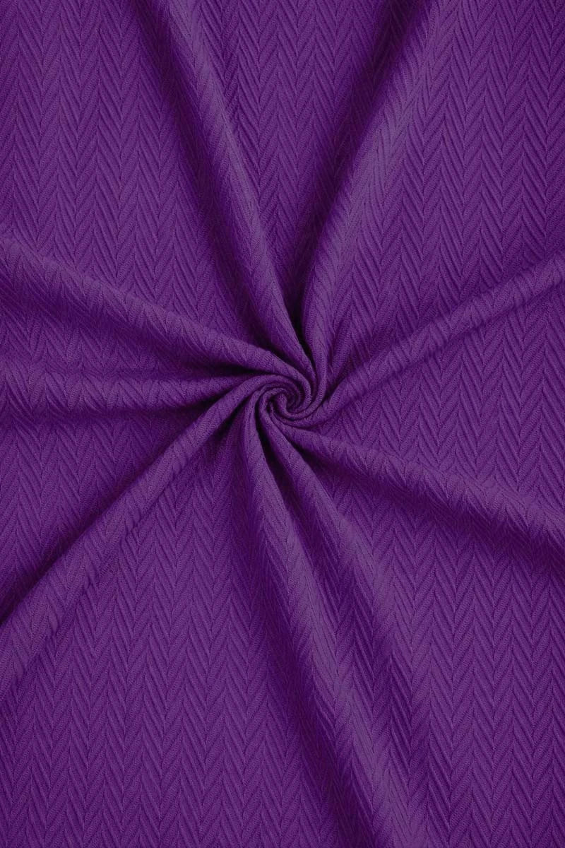 Zig-Zag Chevron Cotton Thermal Blanket – All-Season Cozy Throw