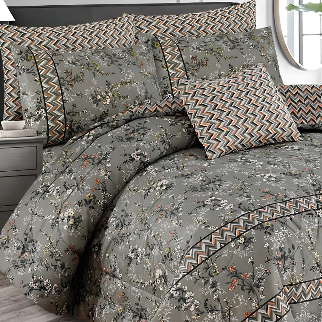 Premium King Size 7-Piece Comforter Set | Complete Bedding Collection