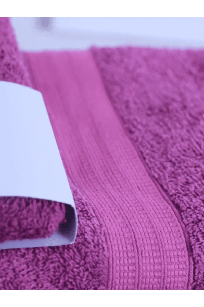 Export Quality Towel Set Magenta (Pack Of 2)