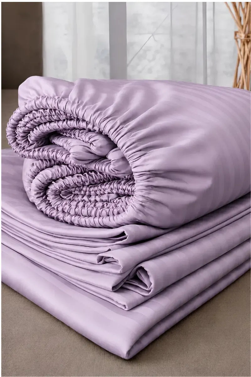 Lavender Quilt Cover Set (6PCS - King Size)