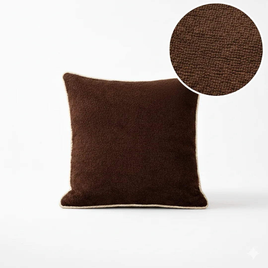 Modern Terry Cushion – Soft Texture & Hidden Zip (Pack of 2)