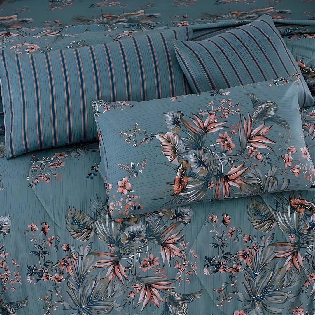 Premium King Size 7-Piece Comforter Set | Complete Bedding Collection