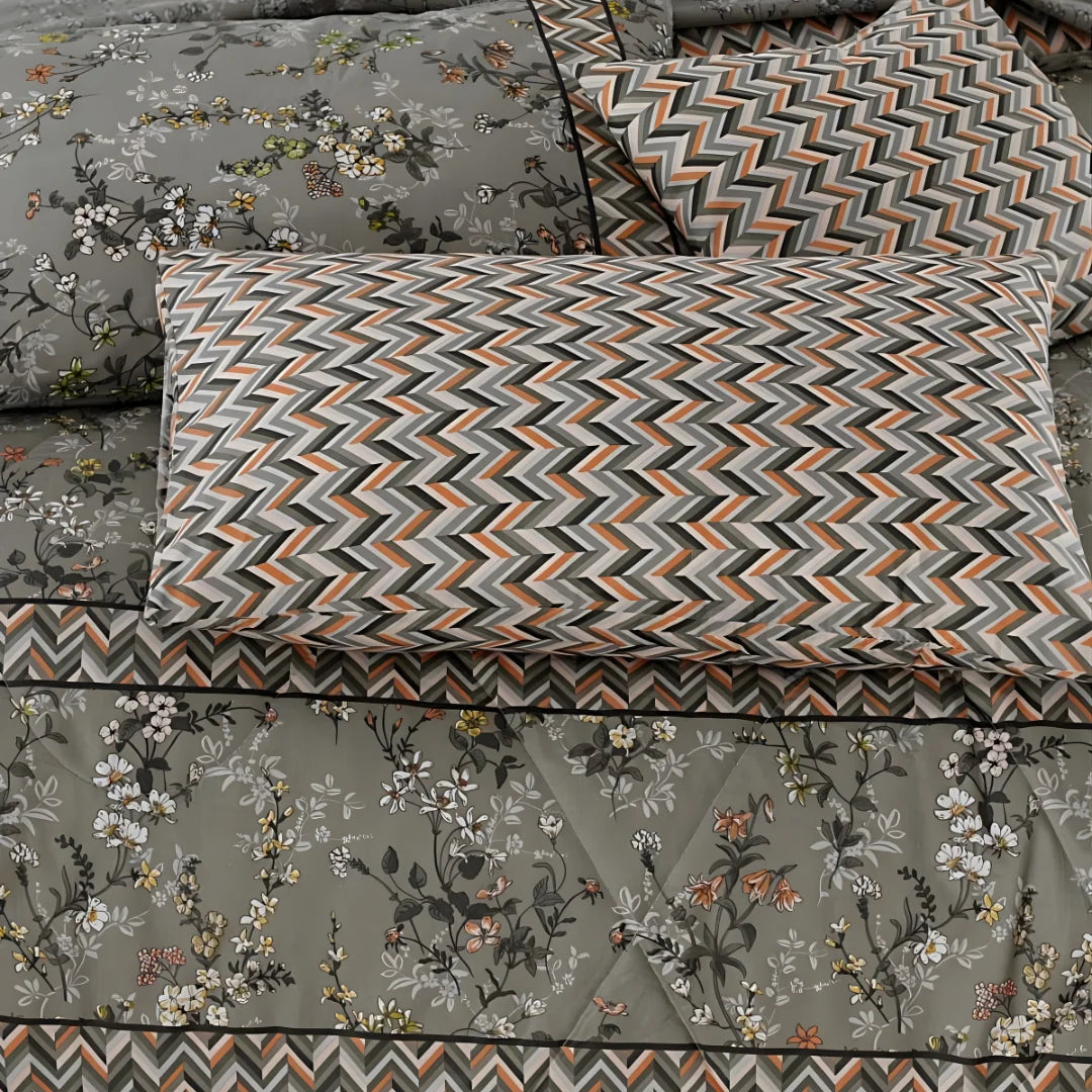 Premium King Size 7-Piece Comforter Set | Complete Bedding Collection