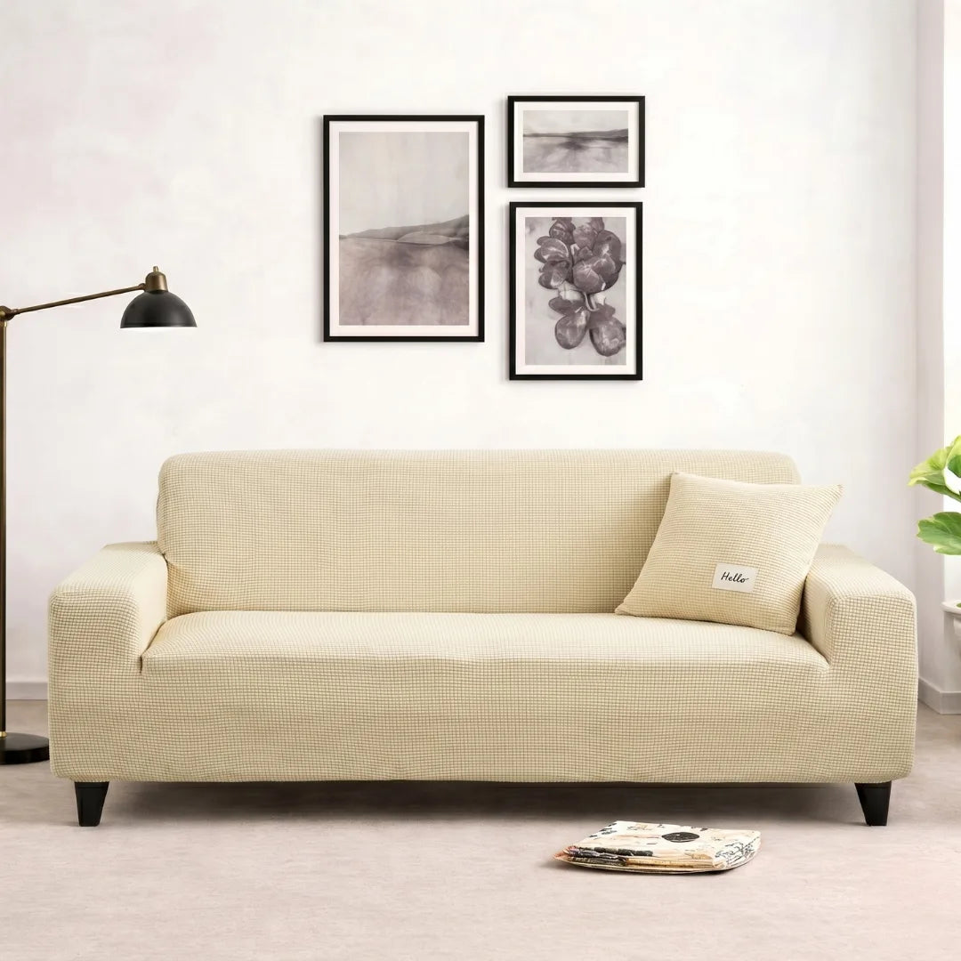 Perfect Fit Micro Mesh Sofa Cover (Skin Color)
