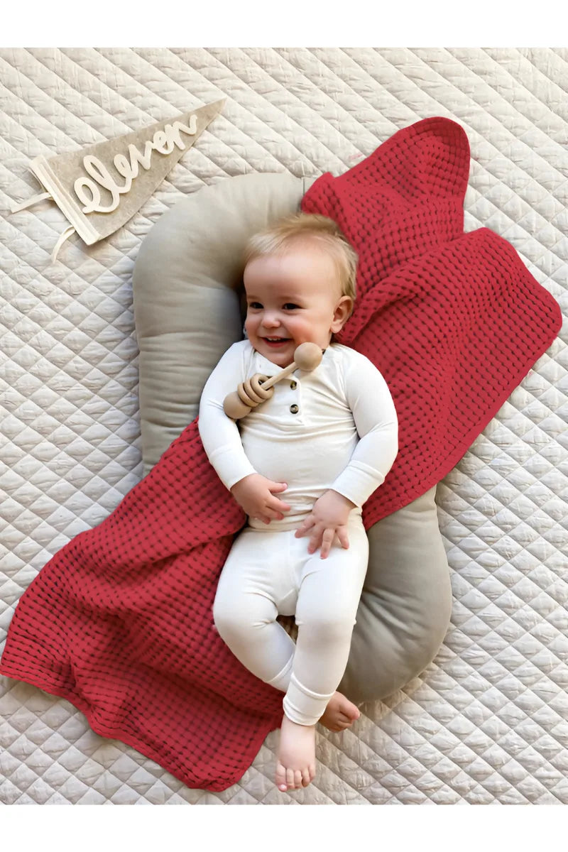 Kids Cozy Cloud Blanket (Red)