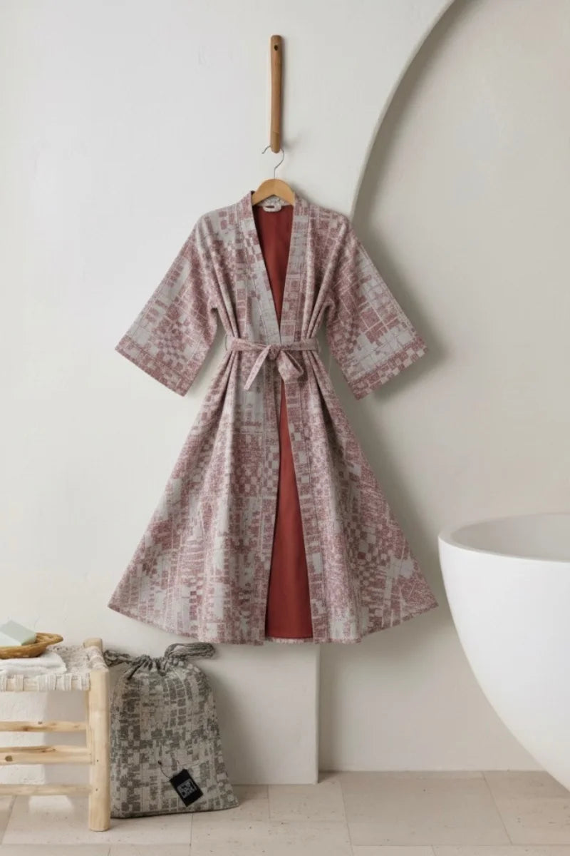 Waffle Bathrobe | beautiful diet yarn Bathrobe Set | women | Soft & Stylish