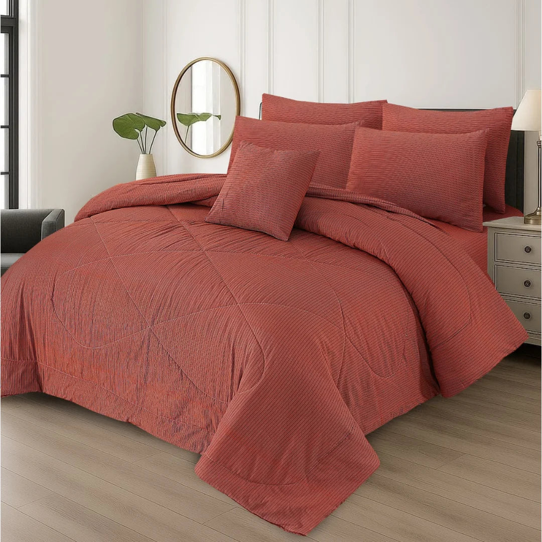 Premium King Size 7-Piece Comforter Set | Complete Bedding Collection