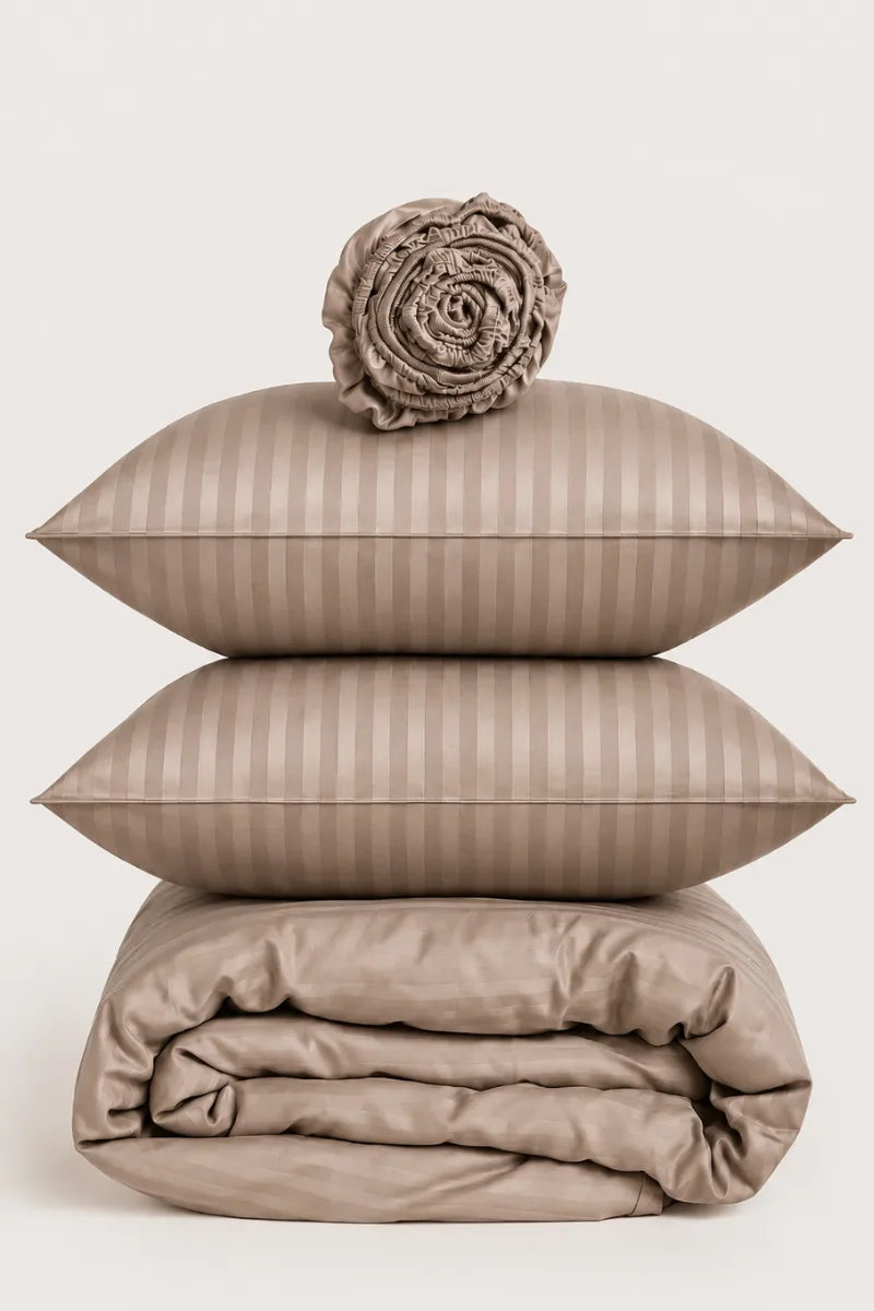 Rose Gold Quilt Cover Set (6PCS - King Size)