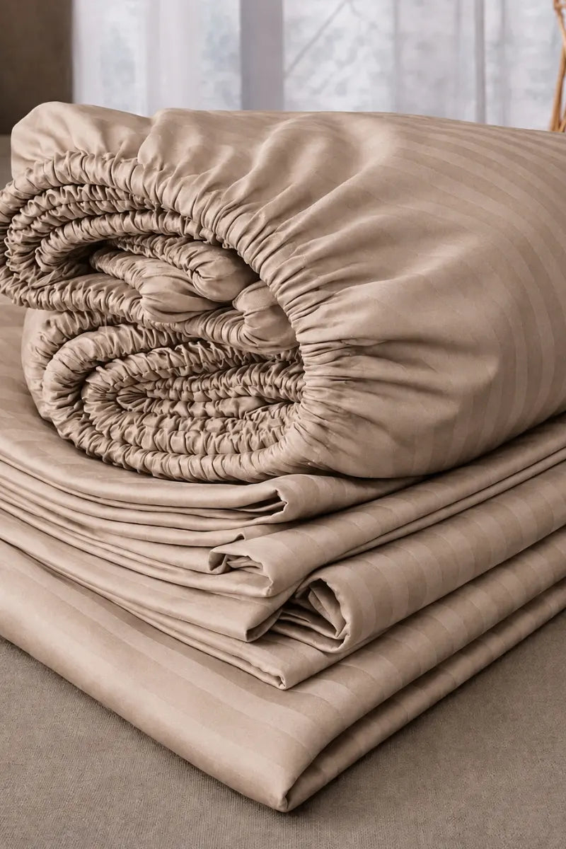 Rose Gold Quilt Cover Set (6PCS - King Size)