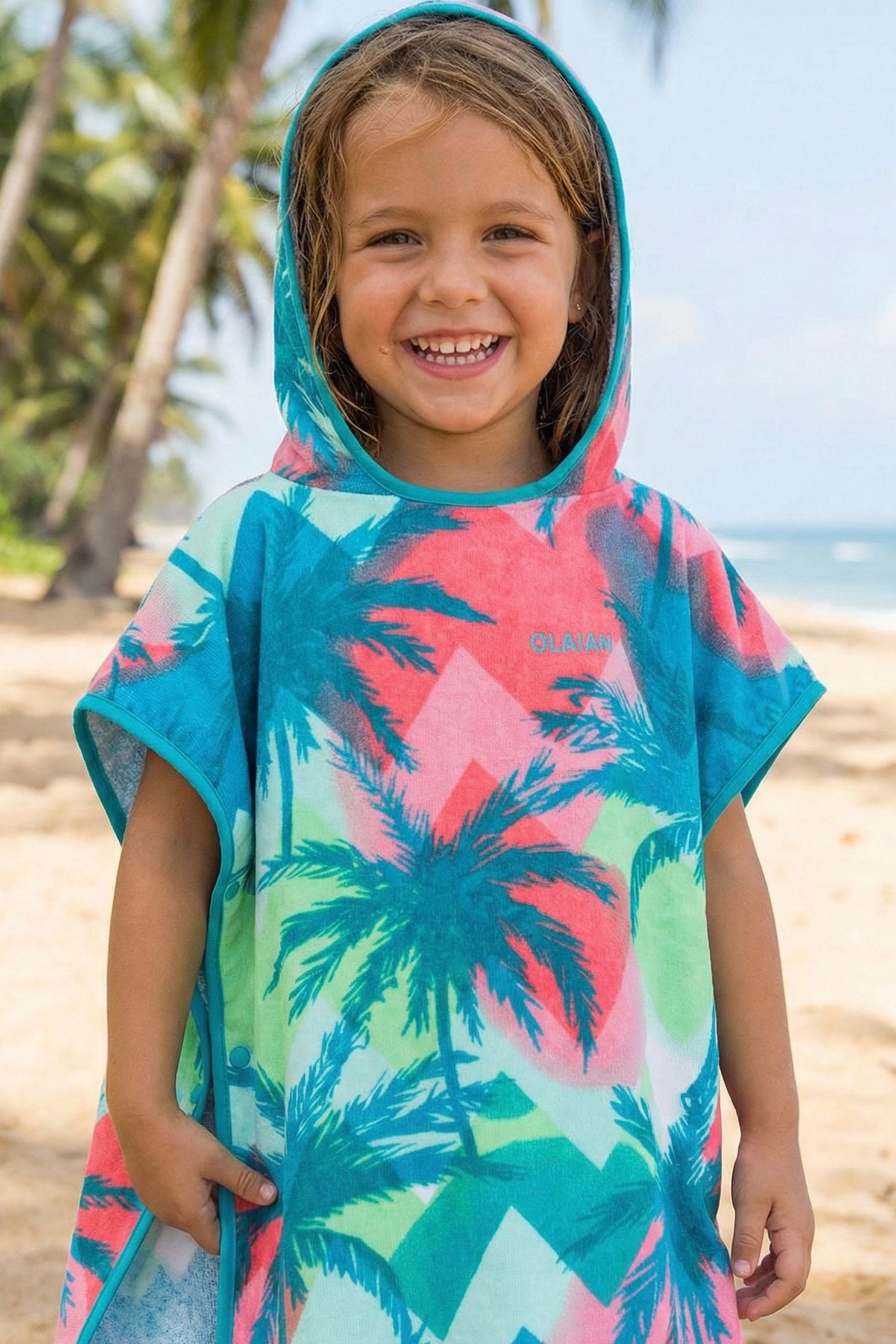 Kids Sky Hoodie Towel – Hooded Bath Poncho | Personalized Bath Towel