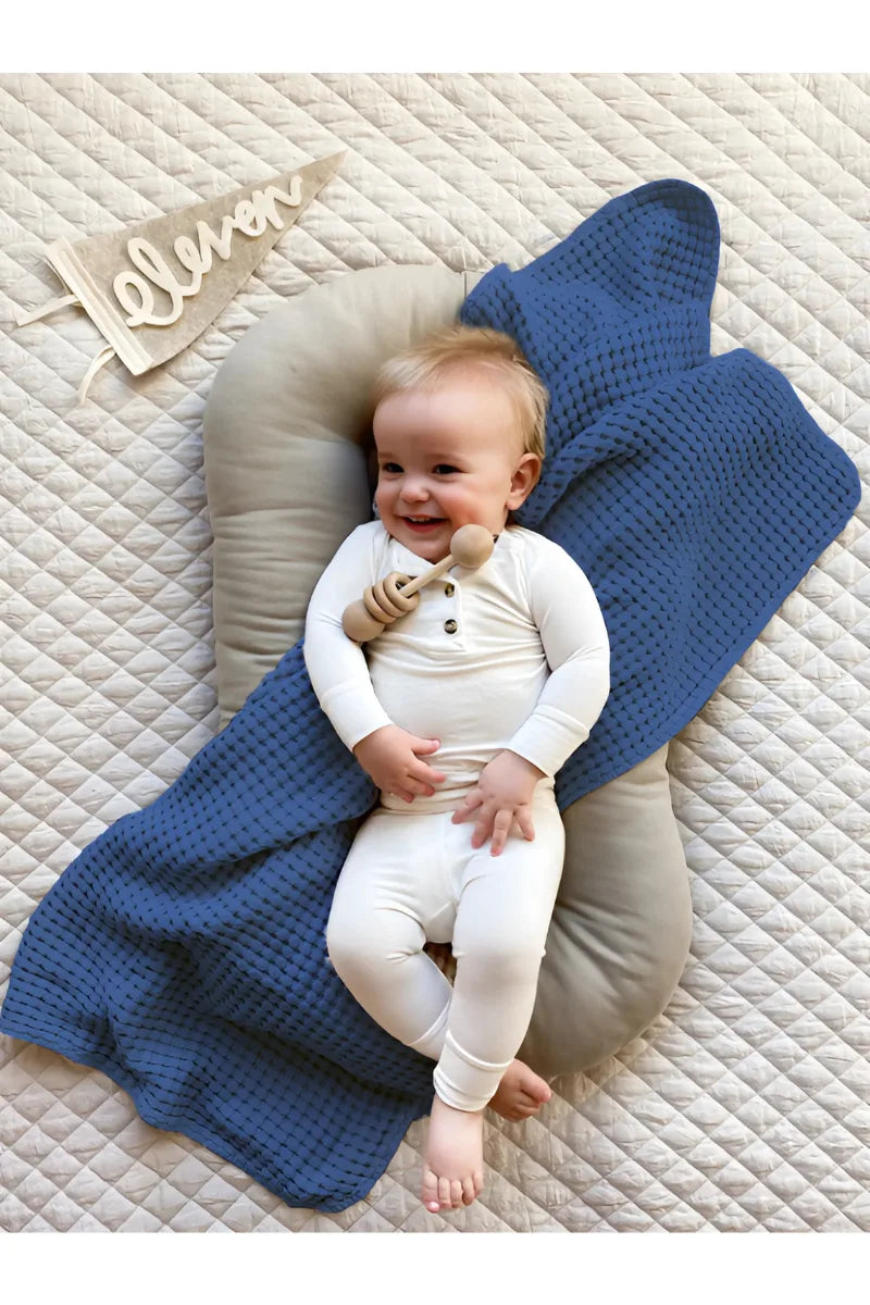 Kids Cozy Cloud Blanket (Navy Blue)