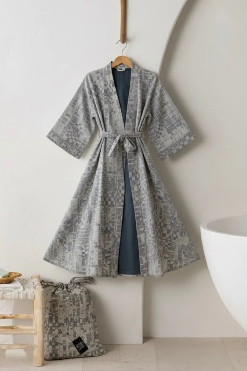Waffle Bathrobe | beautiful diet yarn Bathrobe Set | women | Soft & Stylish
