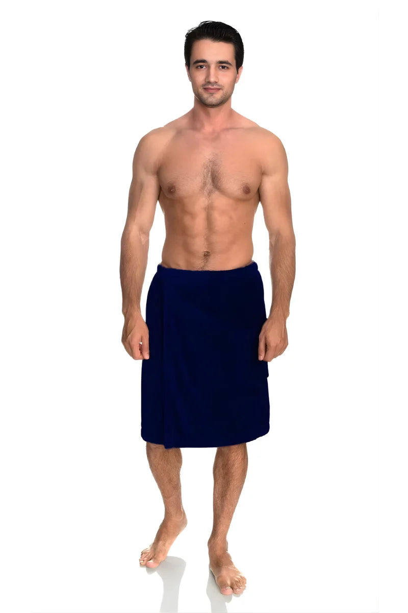Indus Men's Shower Wrap | skin brown 100% cotton