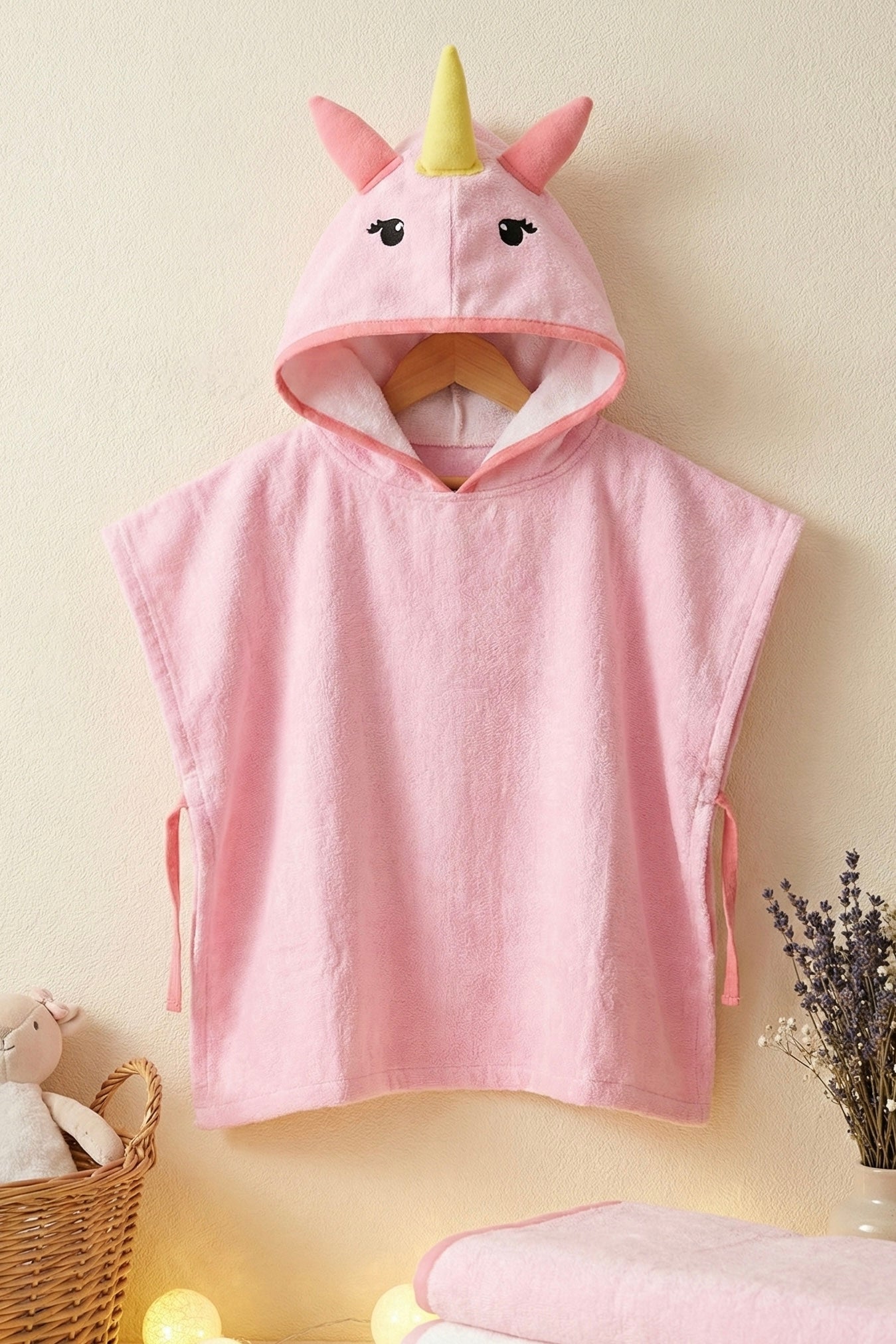 Premium Cotton Kids Ponchu – Quick Dry & Super Absorbent