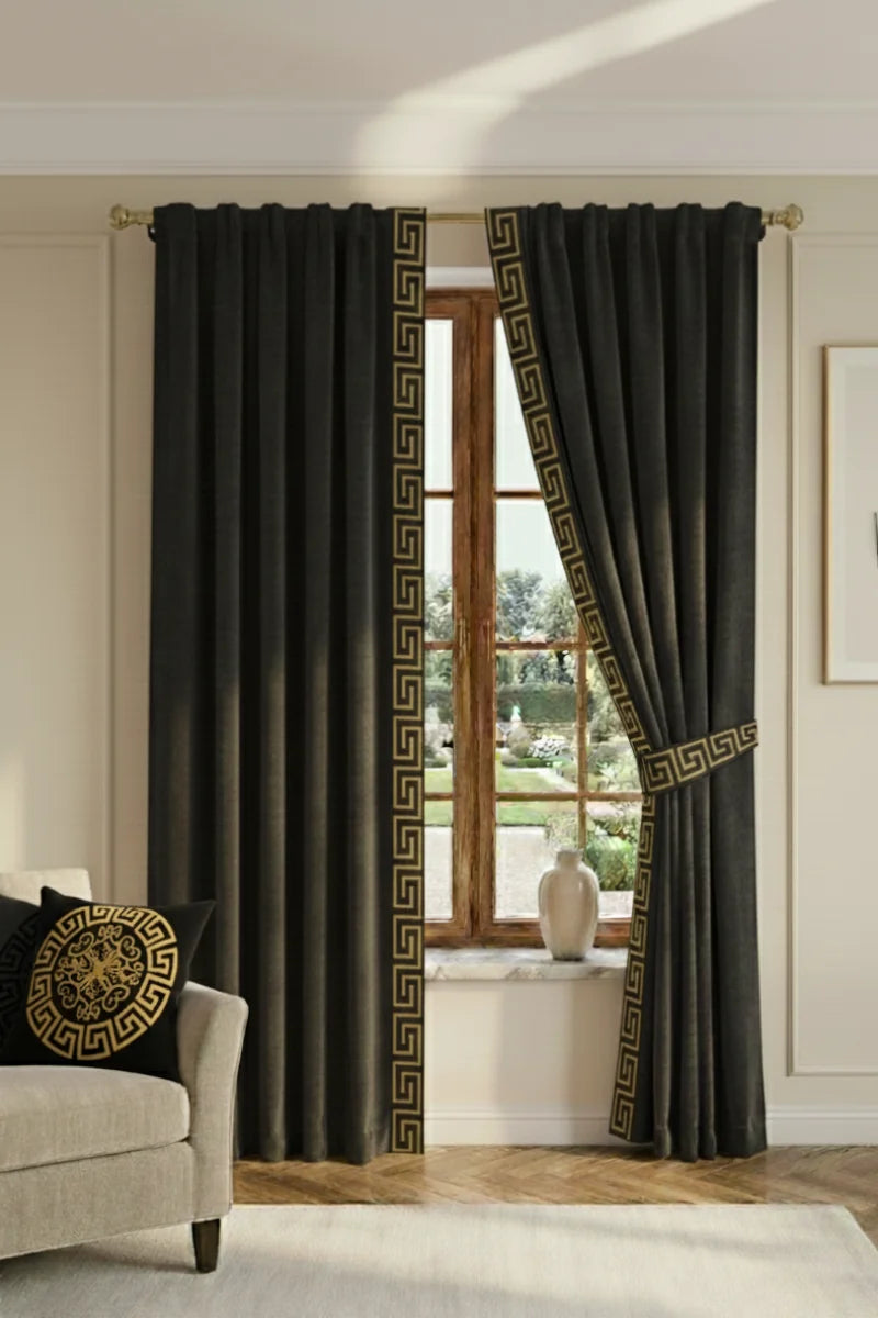 Luxury Velvet Curtains for Home Decor | Modern Living Room Drapes