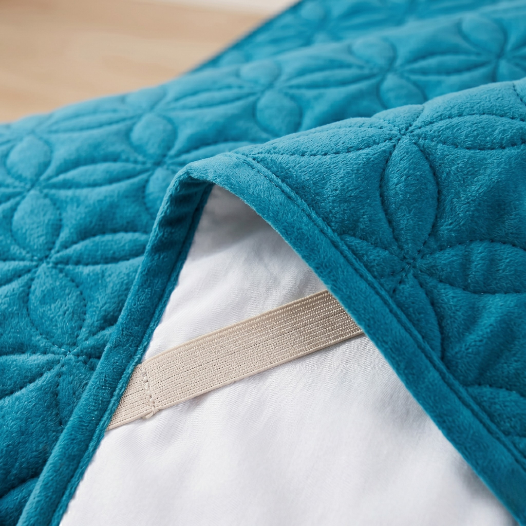 Premium Ultrasonic Quilted Sofa Cover (Zink Color)