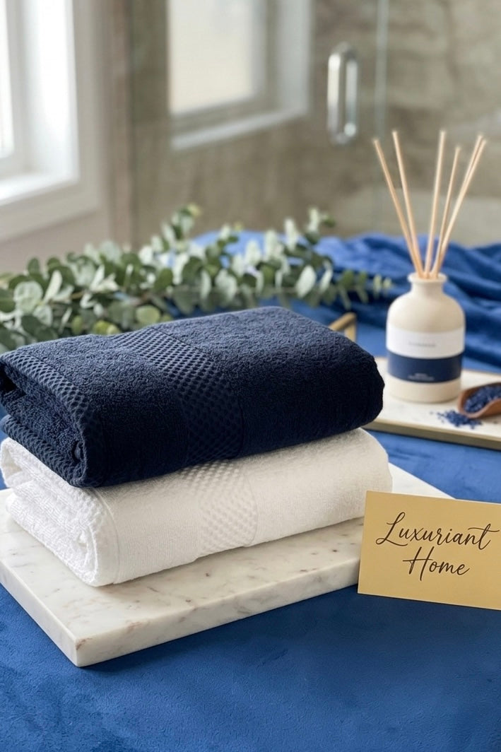Marshmallow Pure Cotton Bath Towel Single and set  – Export Quality (single and pair )