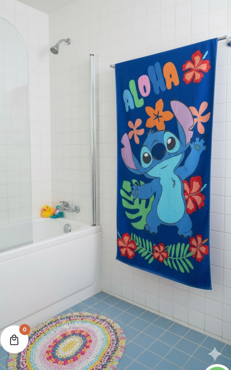 Aloha love Cartoon Towel – Perfect for Toddlers & Young Children