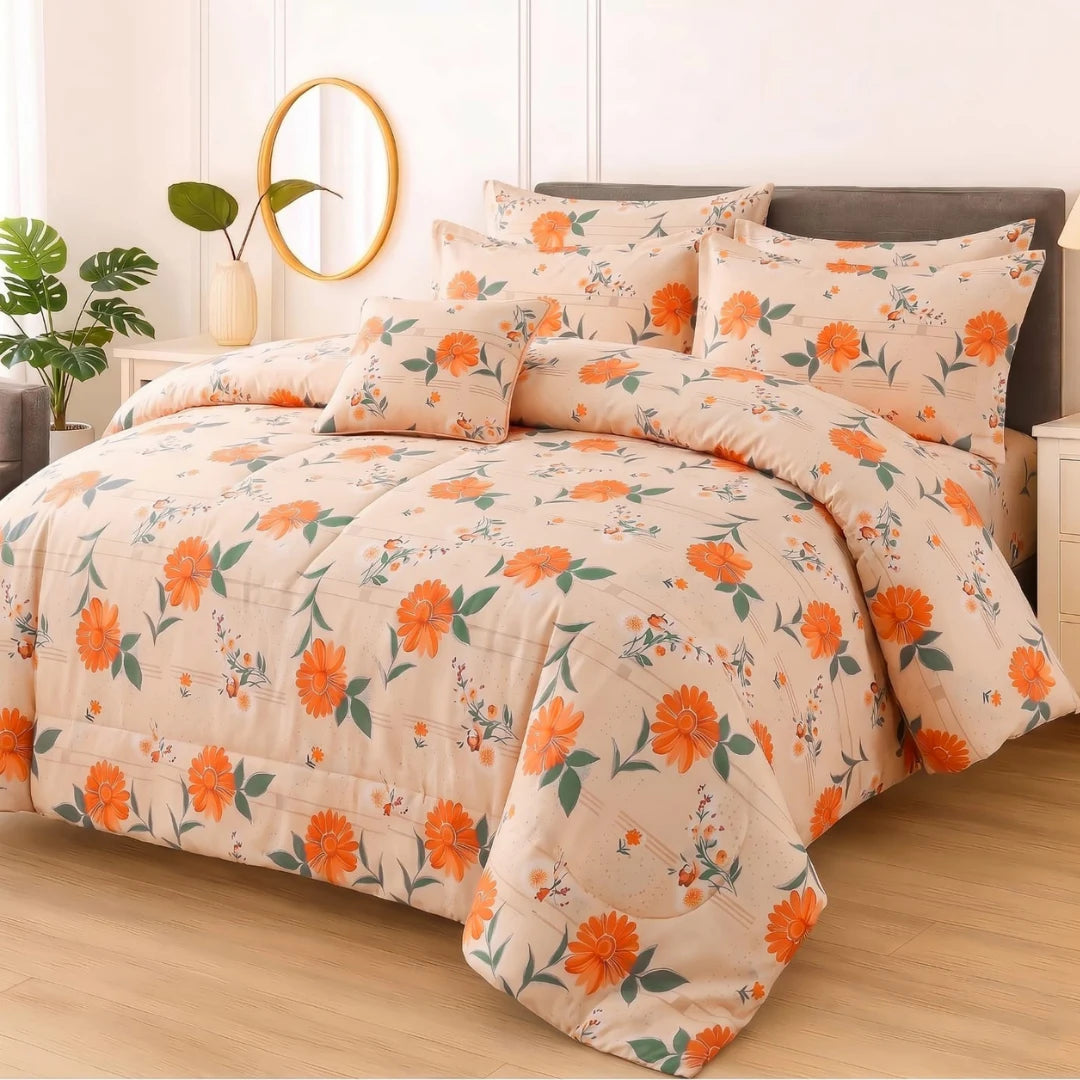 Premium King Size 7-Piece Comforter Set | Complete Bedding Collection