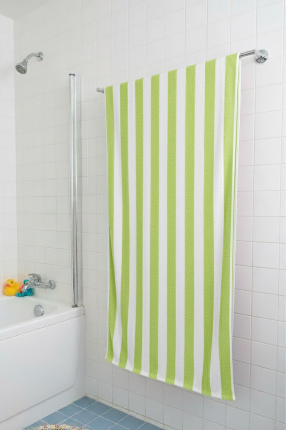 Green strip beautiful Theme Bath Towel kids
