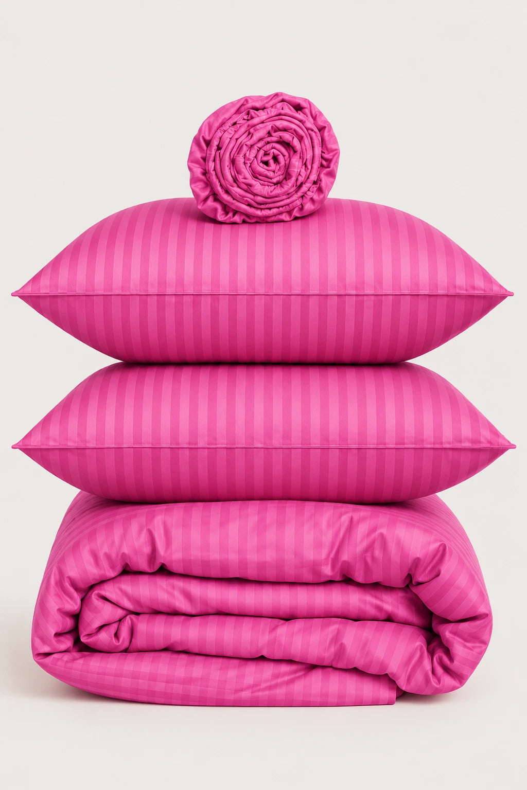 Pink Quilt Cover Set (6PCS - King Size)