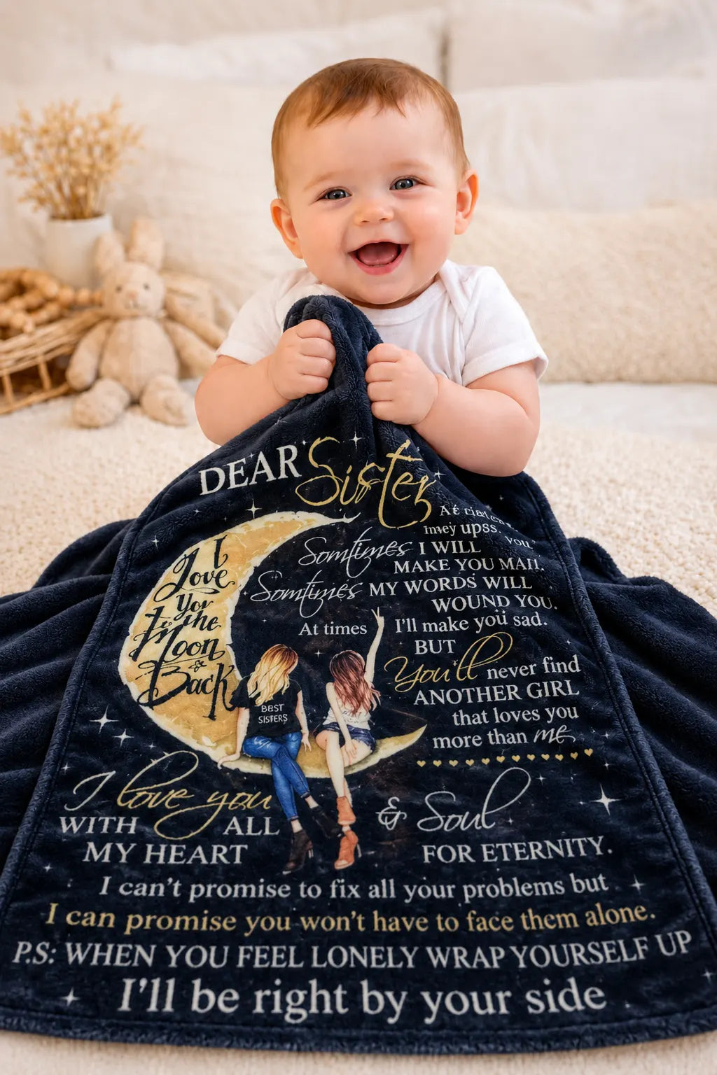 Kids Daily Use Fleece Blanket – Character Design – Size (38" x 28")