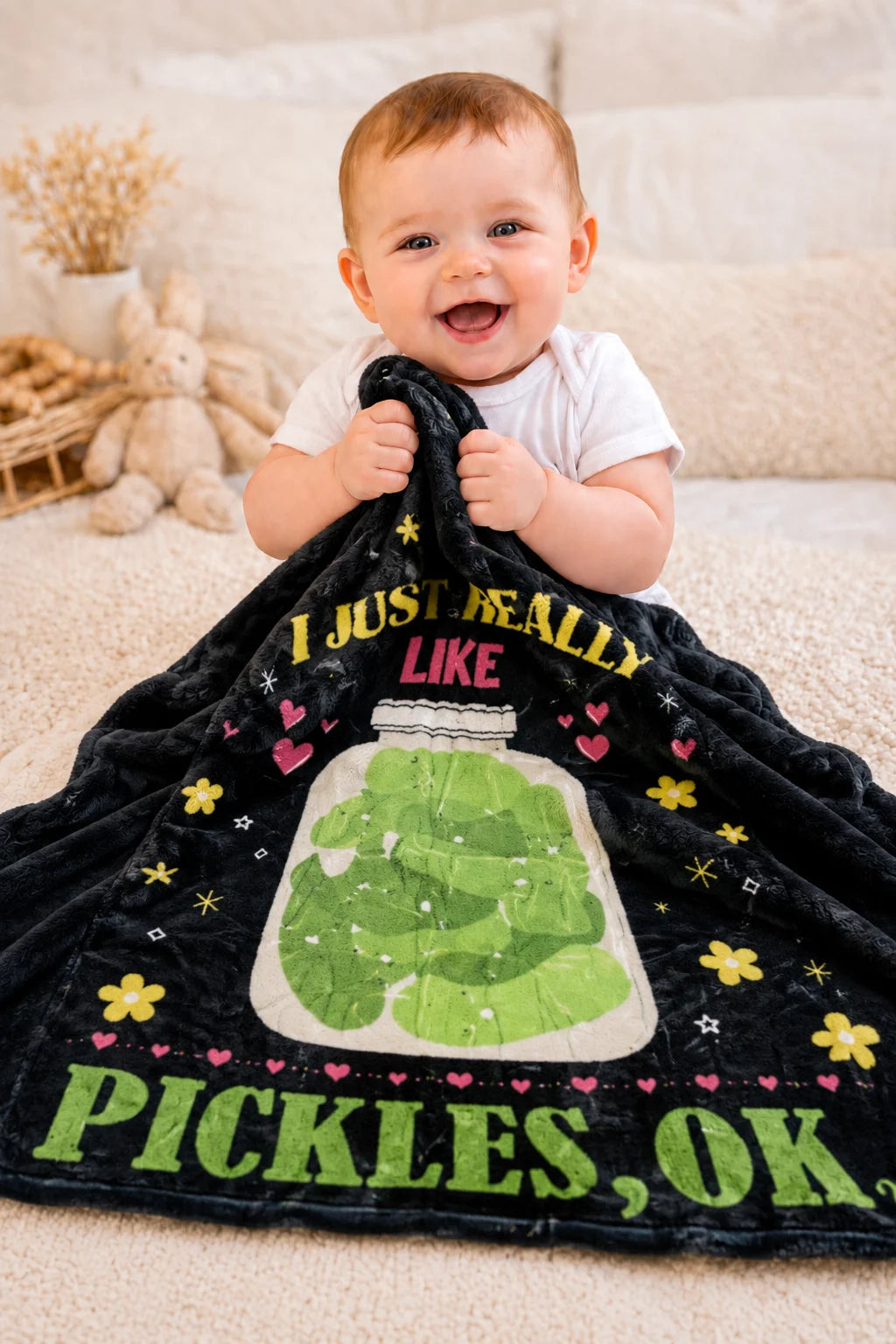 Kids Printed Fleece Throw Blanket – Soft Colorful Design – Size (37" x 27")