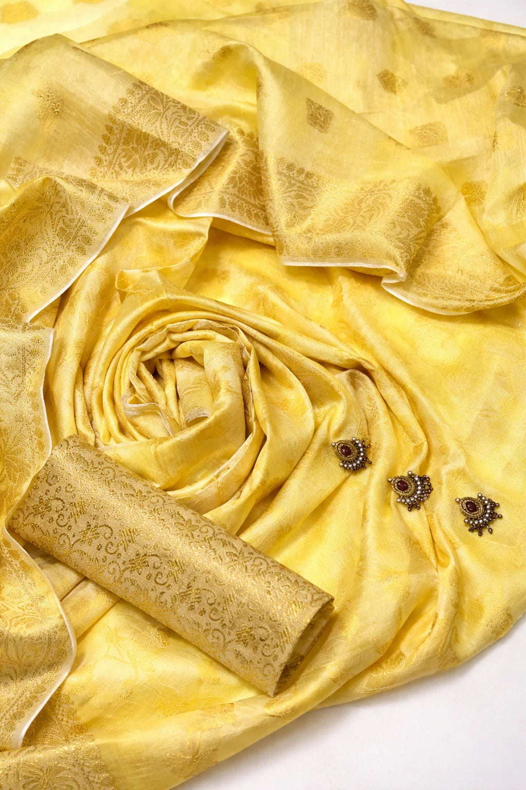 Special Eid Collection: Restocked with New Light Colors - Unstitched Cotton Jacquard 3-Piece Set