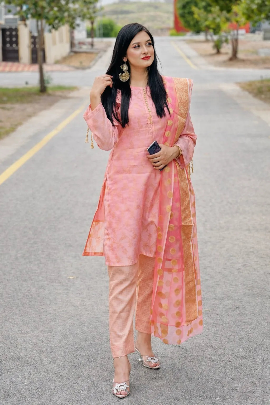 Special Eid Collection: Restocked with New Light Colors - Unstitched Cotton Jacquard 3-Piece Set